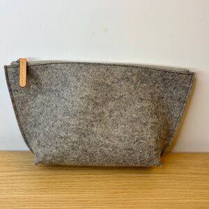 Gray Graf Lantz Wool Felt Pouch Bag
